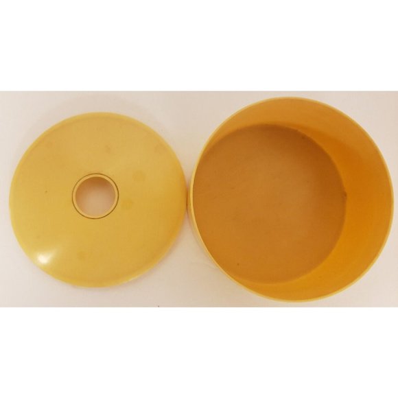 Vanity Dresser Set Vtg 1940's with Mirror, Celluiod Powder Box and Men's Brush - Picture 2 of 7